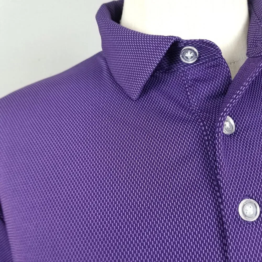 Callaway Polo Shirt Mens Large Purple Valspar Championship‎ Opti-Dri Golf Tour